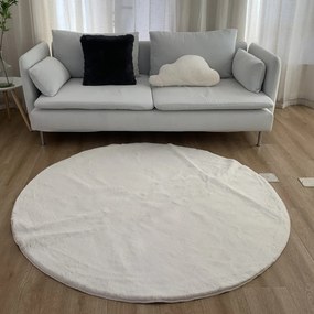 Στρογγυλό Χαλί Γούνινο (Φ160) Anna Riska Felicity Sand