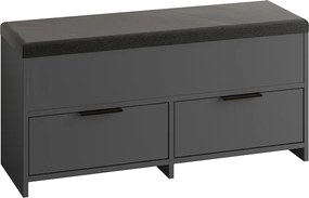Παπουτσοθήκη Cove Megapap χρώμα ανθρακί 106x34x51,5εκ.