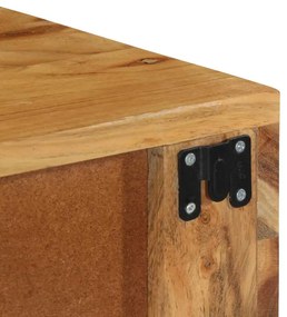 Επίτοιχο ντουλάπι τηλεόρασης 80x30x19 cm Μασίφ ξύλο ακακίας 4017463
