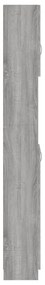 vidaXL Ντουλάπι Μπάνιου Γκρι Sonoma 32x25,5x190 εκ. Επεξεργασμένο Ξύλο
