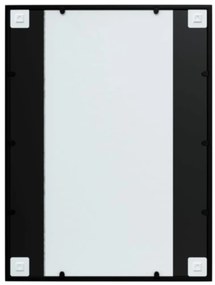 vidaXL Καθρέφτες Τοίχου 3 τεμ. Μαύροι 80 x 60 εκ. Μεταλλικοί