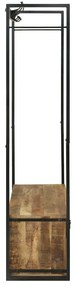 vidaXL Κρεμάστρα Ρούχων Καφέ 110 x 40 x 185 εκ Μασίφ ξύλο μάνγκο