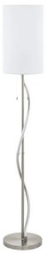 Φωτιστικό Δαπέδου Led Espartal 98309 White Eglo Metal, Fabric