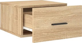 vidaXL Κομοδίνα Επιτοίχια Sonoma Δρυς 35 x 35 x 20 εκ.