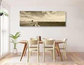 Εικόνα όμορφο τοπίο σε σέπια - 150x50