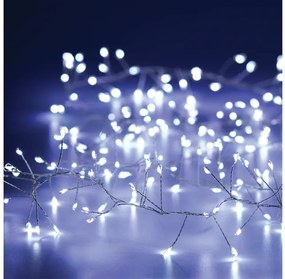 Λαμπάκια Σειρά 300 Cluster LED CW Ασημί Καλώδιο Χάλκινο 8 Πρόγραμμα IP44 X063002277 ACA-X063002277-Ασημί X063002277