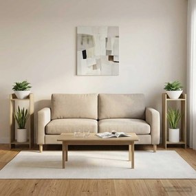 vidaXL Βάση φυτών 2 τεμ. Sonoma Δρυς 30 x 30 x 80 cm