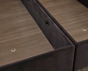 Single Bed Base Ela Single - Black (100 x 200) Black