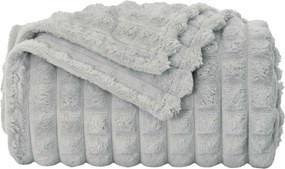 vidaXL Κουβέρτα Γκρι 270 x 240 cm Μαλλί