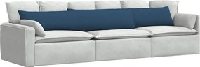 vidaXL Μαξιλάρι Καναπέ 2 pcs Μπλε 200 x 40 εκ. ύφασμα