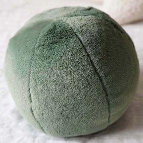 Μαξιλάρι Διακοσμητικό (Με Γέμιση) Pelus Top 150CRG1132 Green Aberto Design 25x25 Σιλικόνη,Polyester