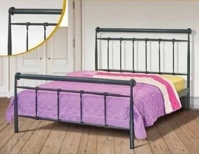 Κρεβάτι Ν73 για στρώμα 160χ200 υπέρδιπλο με επιλογές χρωμάτων