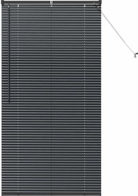 vidaXL Βενετσιάνικες Ρόδες Μαύρο 175 x 90 εκ Αλουμίνιο