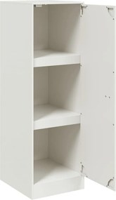 vidaXL Μπουφές Λευκός 34,5x39x107 εκ. από Ατσάλι