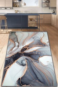 Χαλί Colore Misto 287CHL1952 Blue-Brass Conceptum Hypnose 80X120cm