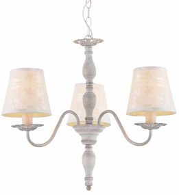 Φωτιστικό Οροφής Τρίφωτο Aca Karpathia DL9503PWB Antique White/Cream