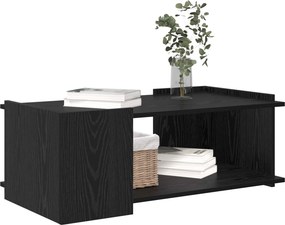 vidaXL Τραπεζάκι σαλονιού Μαύρη Δρυς 90 x 50 x 33 εκ.