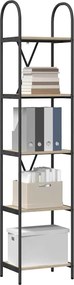 vidaXL Ράφι Βιβλίων Δρύς Sonoma 40 x 30 x 183 εκ Επεξεργασμένο ξύλο