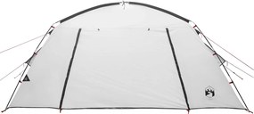 vidaXL Καταφύγιο Τέντας Λευκό Μαύρο 400 x 210 x 180 εκ Πολυεστέρας
