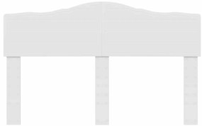 vidaXL Κεφαλάρι με κεφαλάρι Λευκό 140 cm Επεξεργασμένο ξύλο