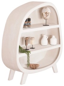 ΡΑΦΙΕΡΑ ΣΕΙΡΑ SANTORINI HM18060.01 MDF ΣΕ ΥΠΟΛΕΥΚΟ ΧΡΩΜΑ 120x38x133Υεκ. (1 Τεμμάχια)