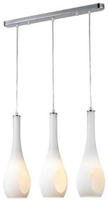 Φωτιστικό Οροφής Τρίφωτο Aca Cave DLA5203 White