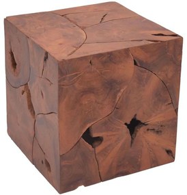 Σκαμπό Boxy 315-000024 40x40x40cm Natural