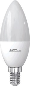 JUSTLed-LED Bulb C37 E14 9W 6000K Ψυχρ΄ό (B143709013) - B143709013