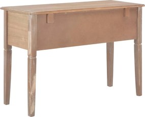 280072 vidaXL Writing Desk Brown 109,5x45x77,5 cm Wood