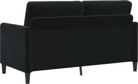 vidaXL Καναπές με Αποθήκευση Μαύρο 152 x 78 x 87 εκ Πολυεστέρας