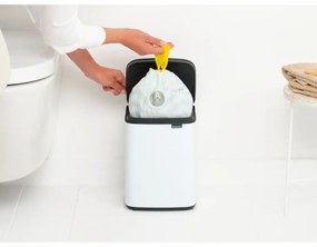 Κάδος Brabantia Bo Small 1006621, 4 L, Ομαλό και αθόρυβο άνοιγμα, Αντιολισθητική βάση, Λευκό
