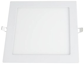 GloboStar® 60197 Χωνευτό LED Panel 20W 2180lm 120° AC 220-240V IP20 Μ22.5 x Π22.5 x Υ1.9cm Ψυχρό Λευκό 6000K - 3 Χρόνια Εγγύηση