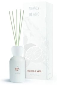 Αρωματικό Χώρου Με Στικς Blanc Diffuser Rosewood Of Quebec 250ml Mr & Mrs Fragrance Glass