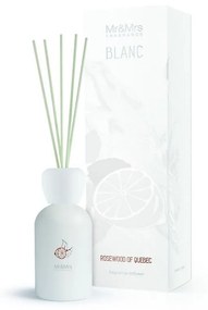 Αρωματικό Χώρου Με Στικς Blanc Diffuser Rosewood Of Quebec 250ml Mr &amp; Mrs Fragrance Γυαλί