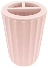 Θήκες οδοντόβουρτσας πλαστικές σε σετ 5Χ - Light Pink - 21632