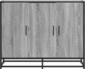 vidaXL Sideboard Grey Sonoma 94x35x76 cm Ξύλινη κατασκευή