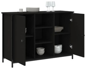 vidaXL Μπουφές Μαύρος 100 x 35 x 70 εκ. από Επεξεργασμένο Ξύλο