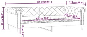 ΚΑΝΑΠΕΣ ΚΡΕΒΑΤΙ ΛΕΥΚΟ 100 X 200 ΕΚ. ΑΠΟ ΣΥΝΘΕΤΙΚΟ ΔΕΡΜΑ 354231