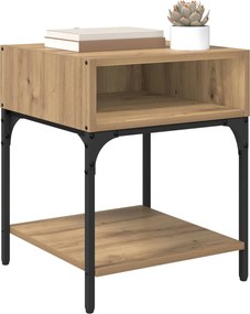 vidaXL Κομοδίνο Artisan Oak 40 x 40 x 50 cm Επεξεργασμένο Ξύλο