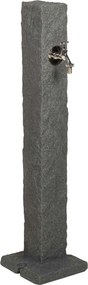 vidaXL Δεξαμενή Κήπου Ανθρακί 26 x 26 x 98 εκ. PE
