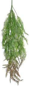 Τεχνητό Κρεμαστό Φυτό Fern 20834 30x8x87cm Green-Brown GloboStar Polyethylene