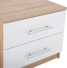 ΚΟΜΟΔΙΝΟ ΜΕΛΑΜΙΝΗΣ HM2220.06 SONAMA - ΛΕΥΚΟ 48x40,5x41,5 εκ.