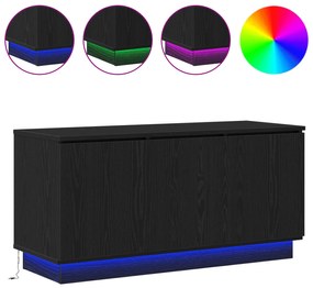 vidaXL Βάση Τηλεόρασης Μαύρη 100x38x49 εκ. Επεξεργασμένο Ξύλο