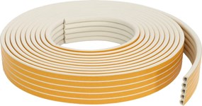 vidaXL Αυτοκόλλητη σφραγίδα παραθύρου Λευκό 9 x 8 mm 100 m EPDM αφρός