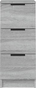 vidaXL Ντουλάπι Γκρι Sonoma 30x30x70 εκ. από Επεξεργασμένο Ξύλο