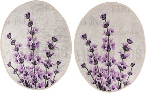 Bathmat Set (3 Pieces) Lavender Multicolor