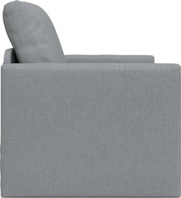 vidaXL Κρεβάτι καναπές 60cm Ανοιχτό γκρι ύφασμα