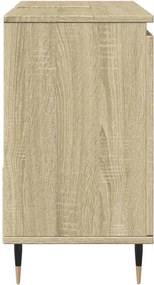 vidaXL Ντουλάπι Νιπτήρα Μπάνιου Sonoma Δρυς 65x33x60 εκ. Επεξ. Ξύλο