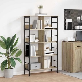 vidaXL Ράφι Βιβλίων Δρύς Sonoma 82 x 32 x 144,5 εκ. Επεξεργασμένο ξύλο