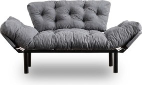Διθέσιος Καναπές Κρεβάτι Γκρι TONNE 70x150x85